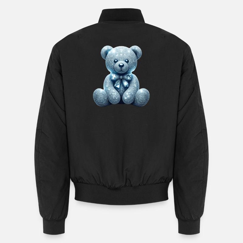 Diamant Ours en cristal Diamants Bomber unisexe