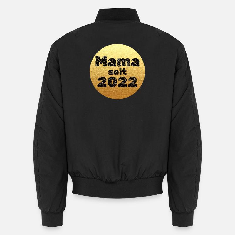 Mama seit 2022 - Unisex Bomberjacke - Schwarz