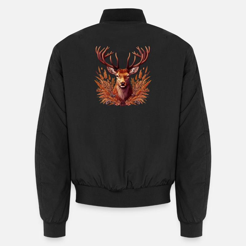 Deer Unisex Bomber Jacket