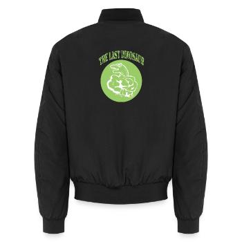 Der letzte Dino - Unisex Bomberjacke - Schwarz - Hinten - AI Model Male 185 light (185cm)