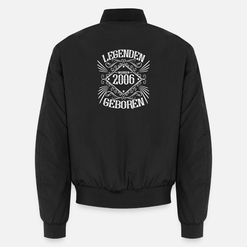 Legenden wurden 2006 geboren - Unisex Bomberjacke - Schwarz