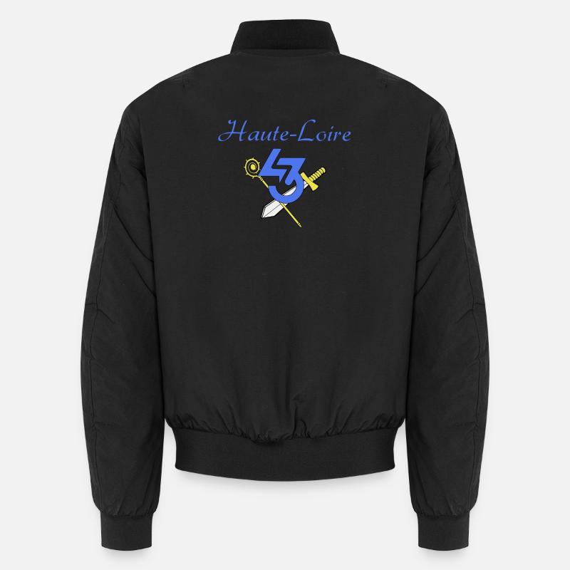 Haute-Loire - Unisex Bomberjacke - Schwarz