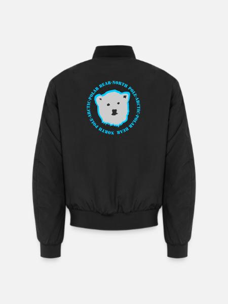 Eisbär 3 - Unisex Bomberjacke - Schwarz