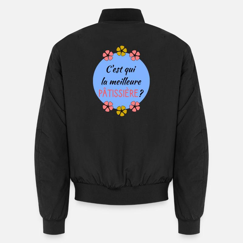 PASTRY CHEF - Unisex Bomber Jacket - black