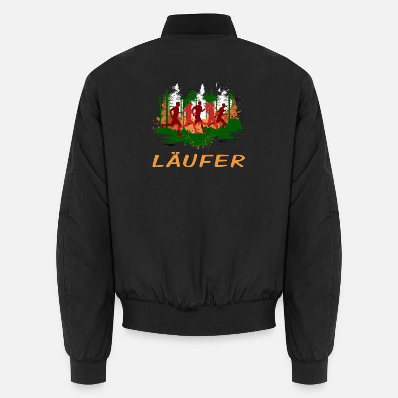 Läufer Unisex Bomberjacke