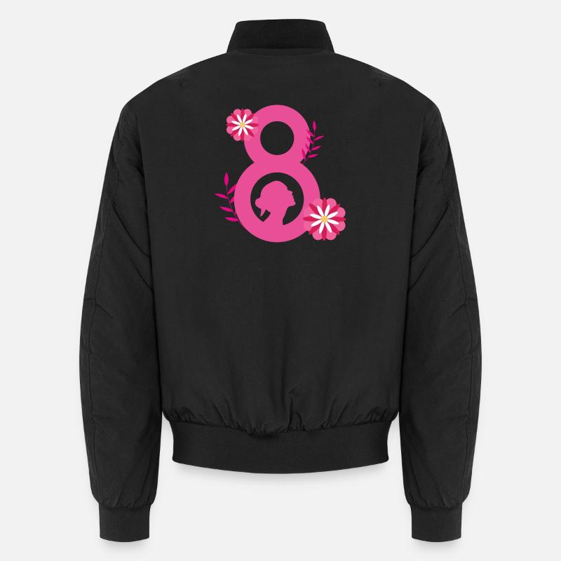 8 March Women's Day 1 - Unisex Bomber Jacket - black