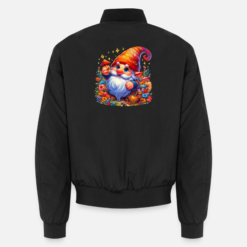 Gnom-Goblin-Elf - Unisex Bomberjacke - Schwarz