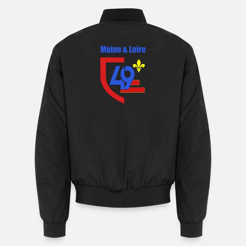 Maine et loire - Unisex Bomber Jacket - black