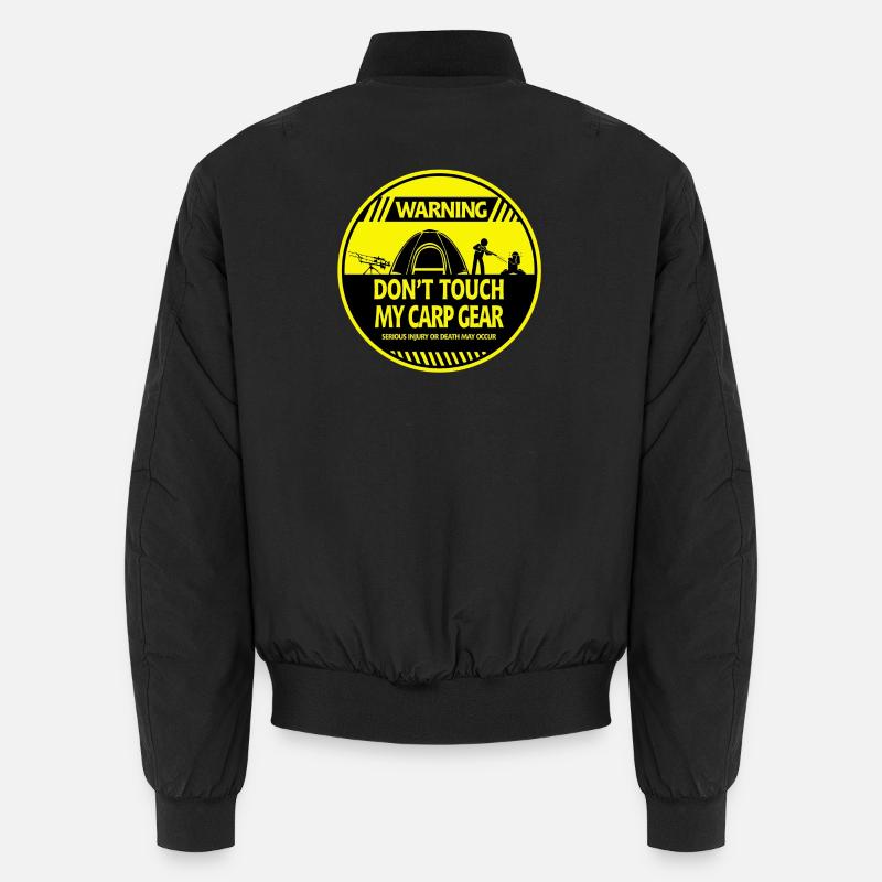 Karpfen-Warnung Unisex Bomberjacke