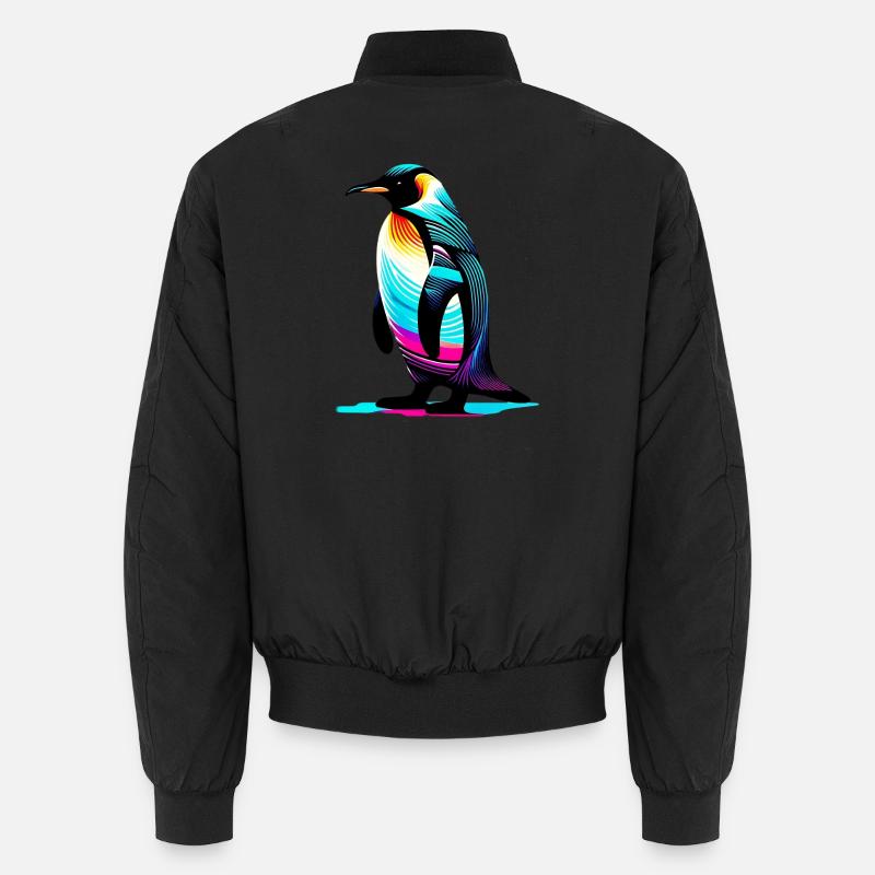 Pingouin - Bomber unisexe - noir