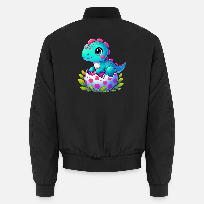 Dinosaure - Bomber unisexe - noir