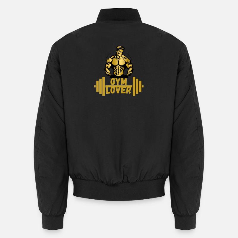 Gymlover - Unisex Bomberjacke - Schwarz