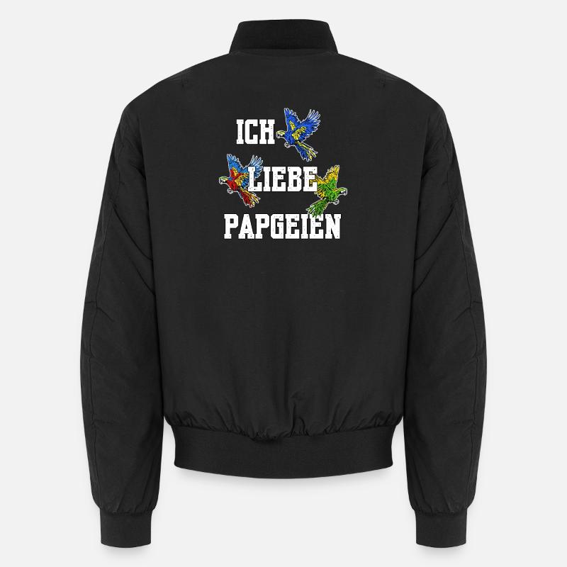 Parrot Bird Lover Animal Birds Statement Unisex Bomber Jacket