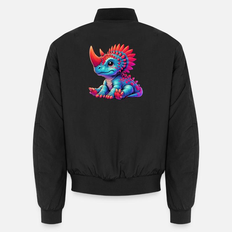 Dinosaure - Bomber unisexe - noir