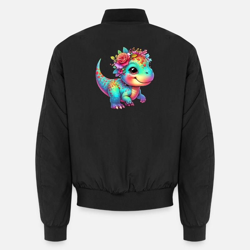 Dinosaure - Bomber unisexe - noir