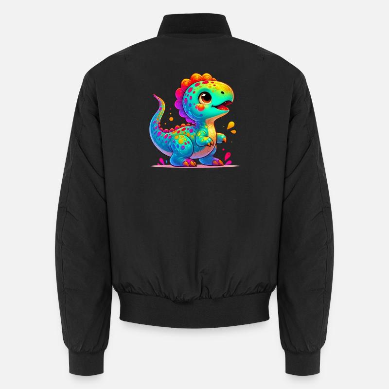 Dinosaure - Bomber unisexe - noir