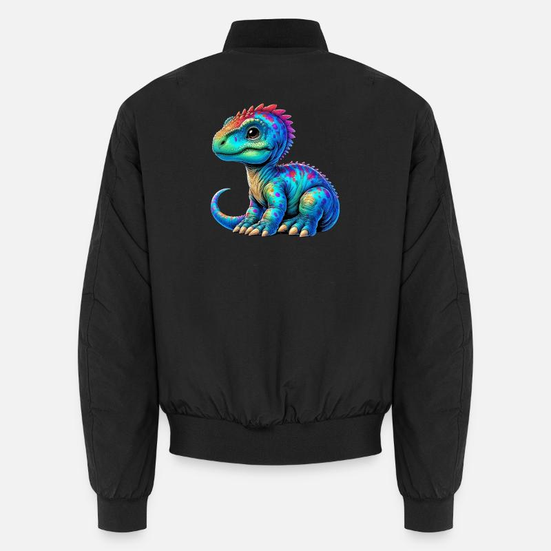 Dinosaure - Bomber unisexe - noir