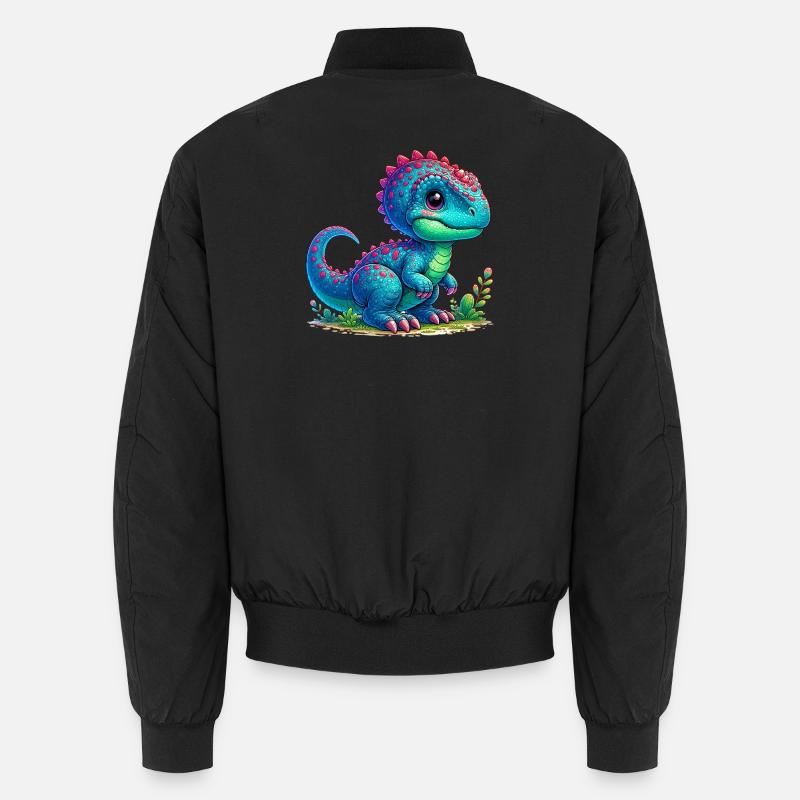 Dinosaure - Bomber unisexe - noir