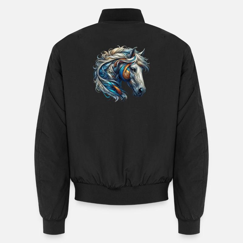 Pferd Unisex Bomberjacke