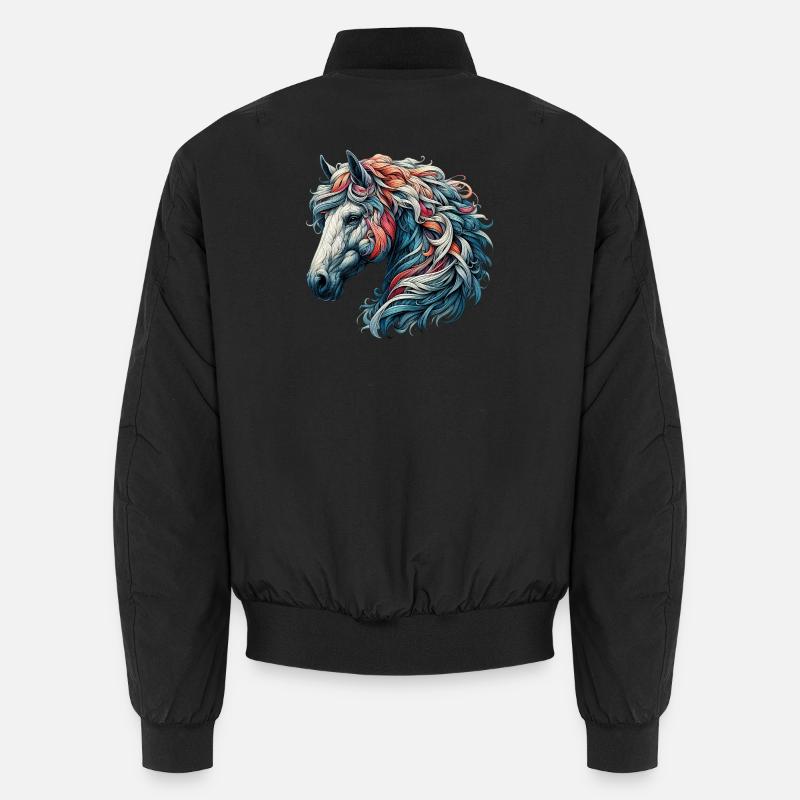 Cheval - Bomber unisexe - noir