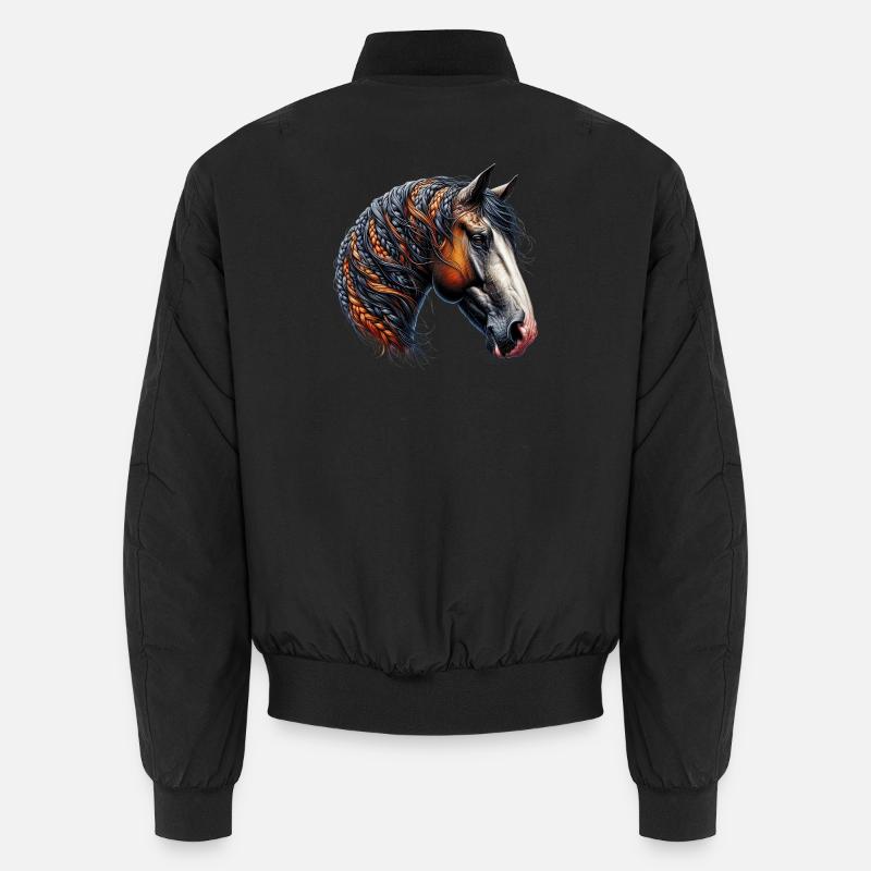 Cheval - Bomber unisexe - noir