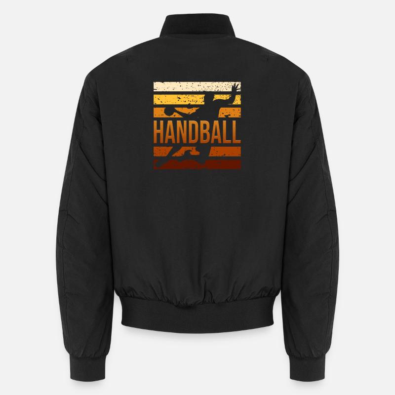 Handball - Unisex Bomberjacke - Schwarz
