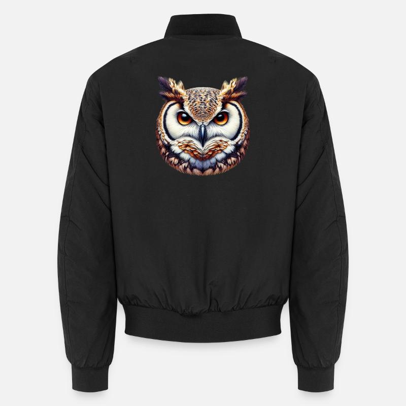 Eule Unisex Bomberjacke