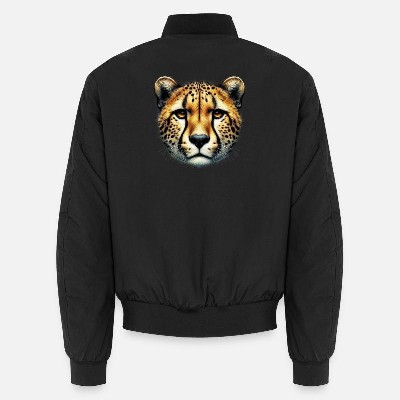 Gepard - Unisex Bomberjacke - Schwarz