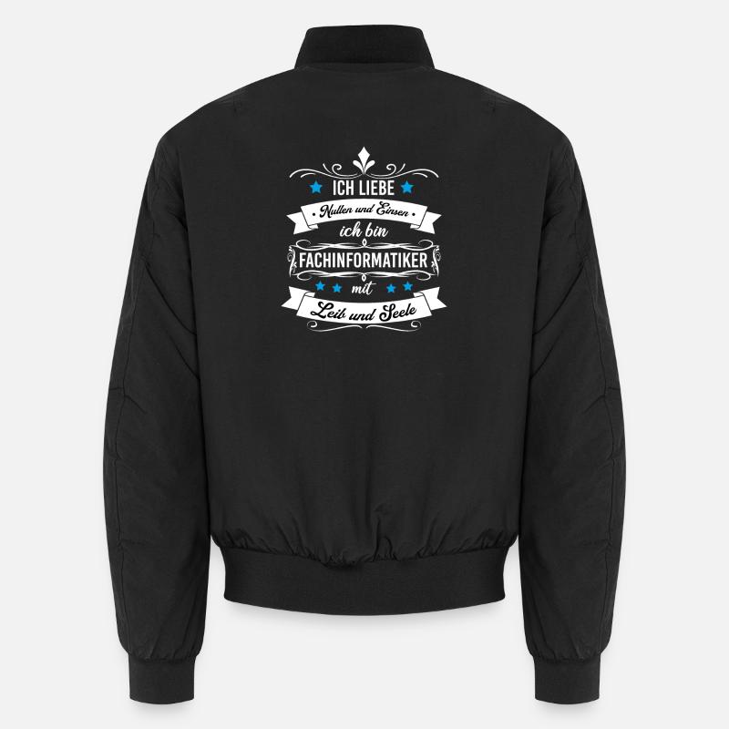 Fachinformatiker - Unisex Bomberjacke - Schwarz