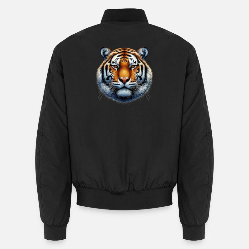Tigre - Bomber unisexe - noir