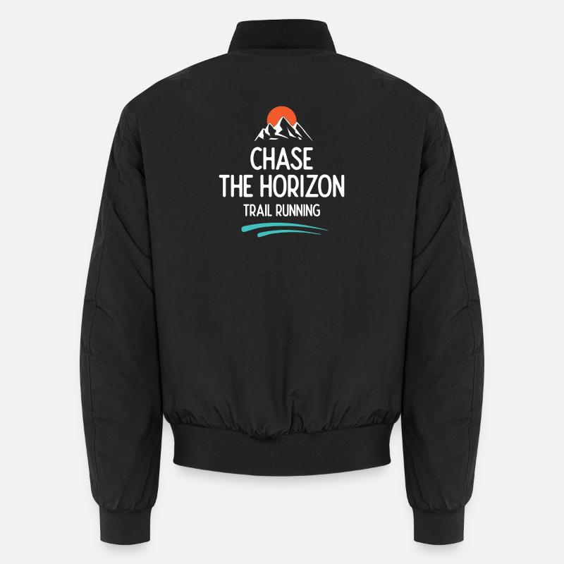 Trail Running - Chase The Horizon Unisex Bomber Jacket
