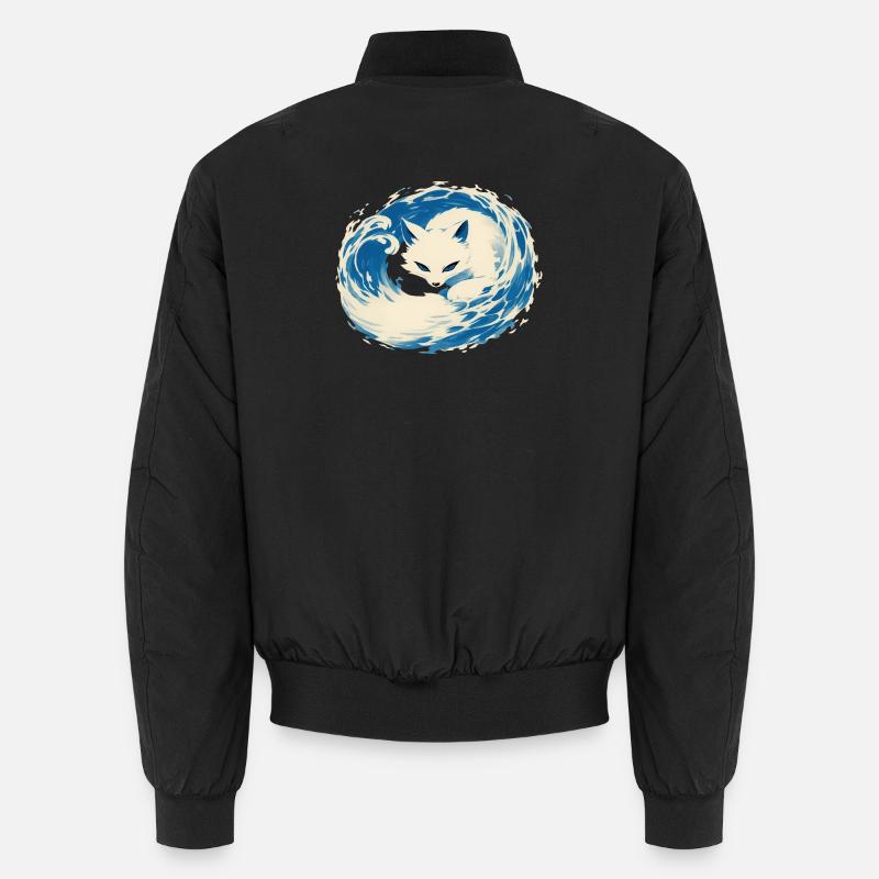 White Fox Unisex Bomber Jacket