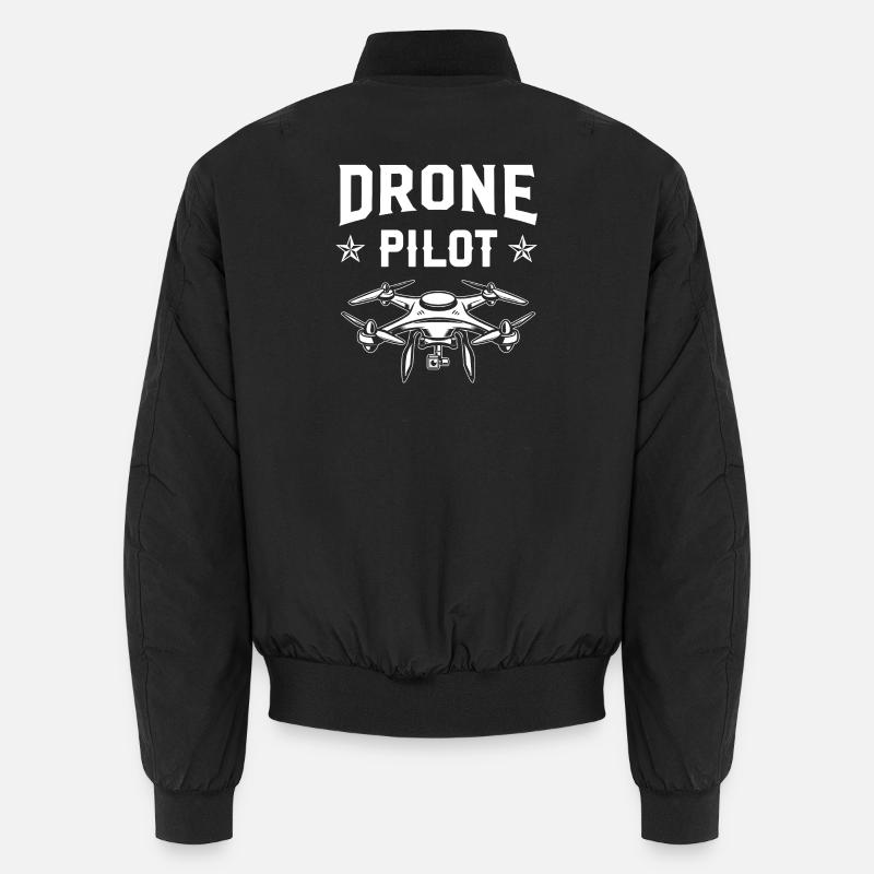 Pilote de drone - Bomber unisexe - noir