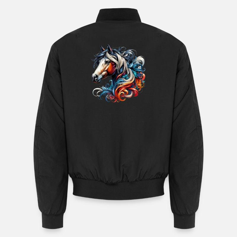 Pferd Unisex Bomberjacke
