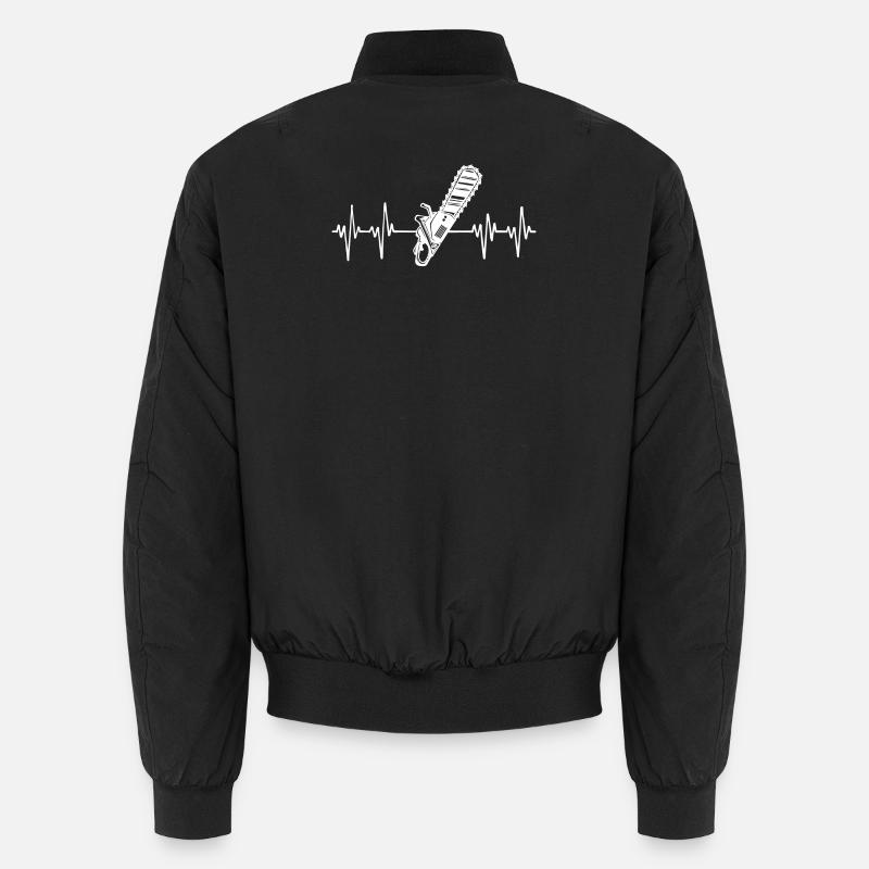 Scie, Bûcheron, Menuiserie, Forestier, Tronçonneuse Bomber unisexe
