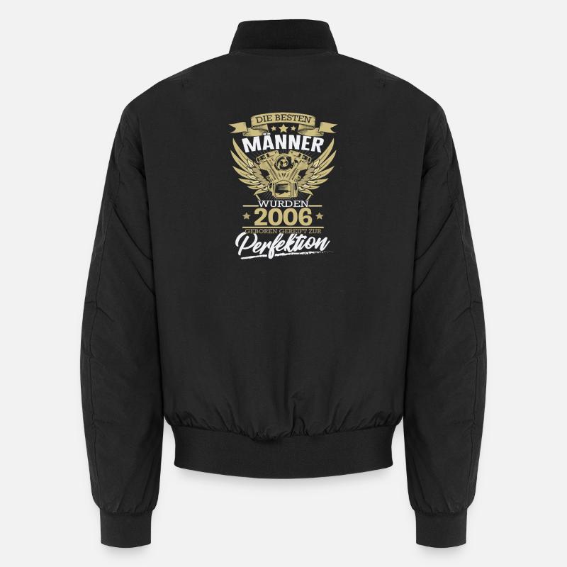 Die besten Männer wurden 2006 geboren Unisex Bomberjacke