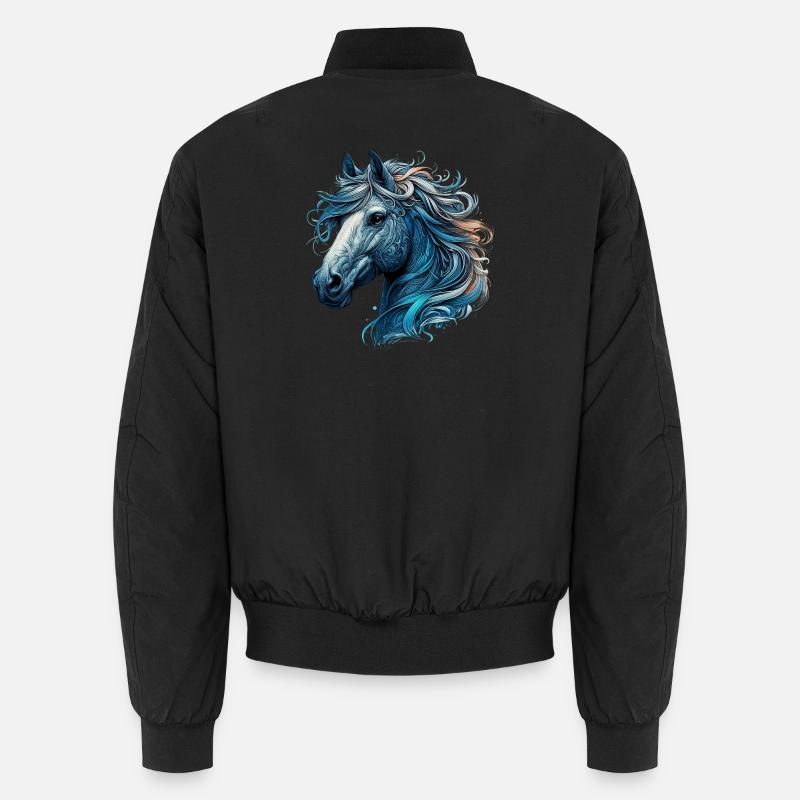 Cheval - Bomber unisexe - noir