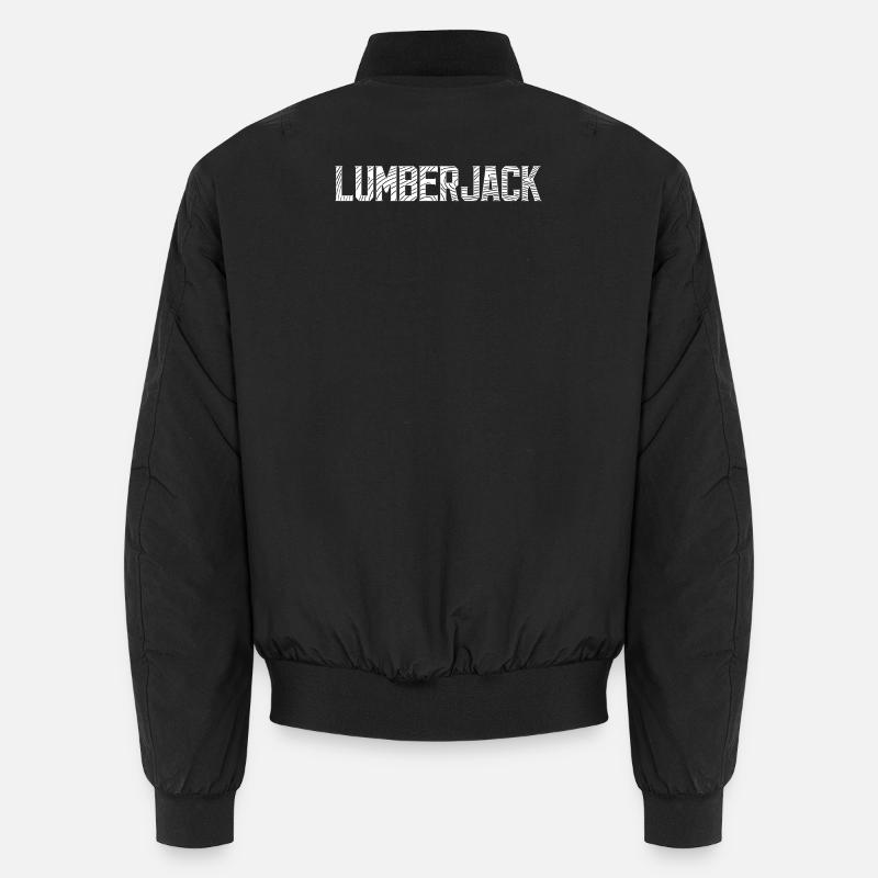 Travail du bois Dicton Bûcheron Forestier Forestier Bomber unisexe