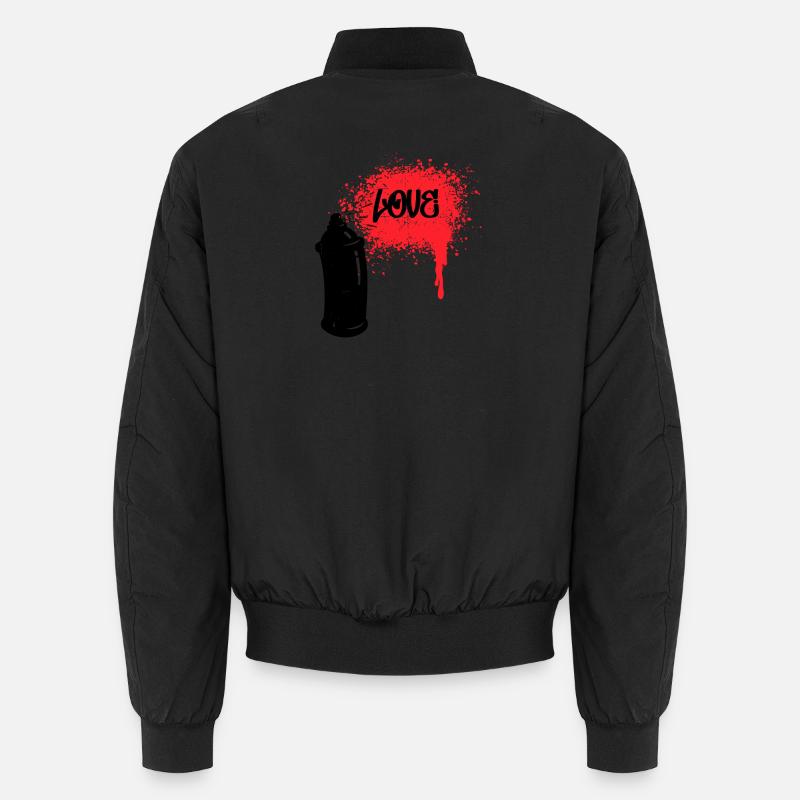 Zeichnen Graffiti Funky Spraydose Strassenkunst Unisex Bomberjacke