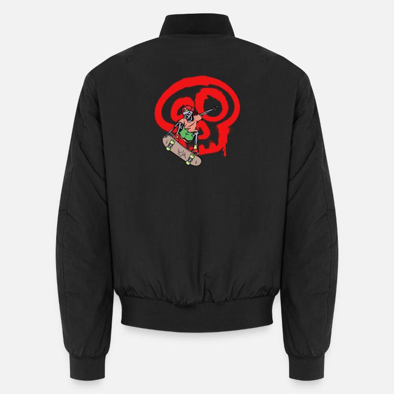 Kunst Strassenkunst Graffiti Zeichnen Wildstyle Unisex Bomberjacke