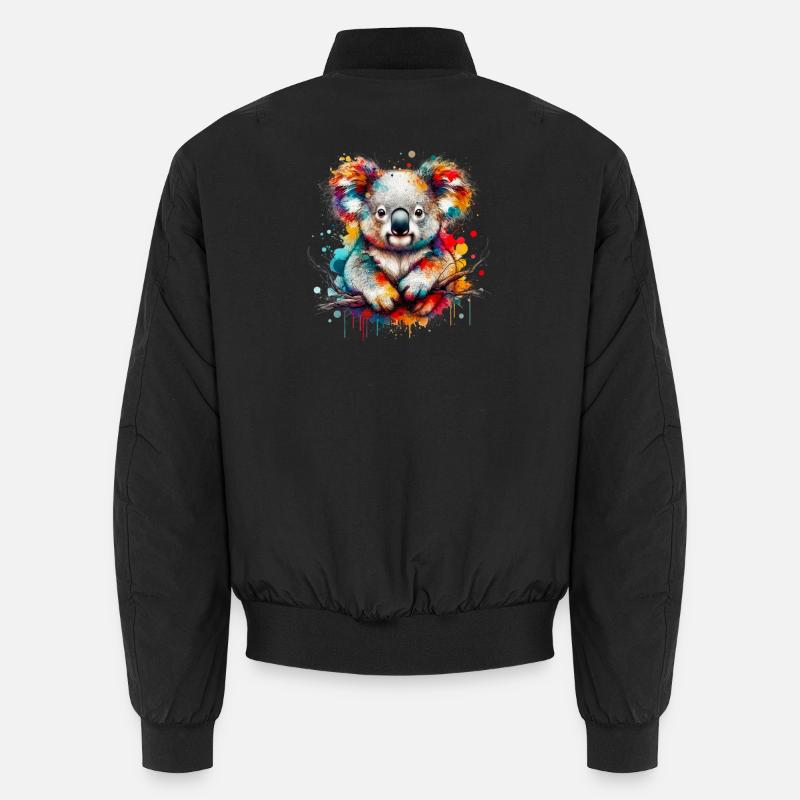 Koala - Bomber unisexe - noir