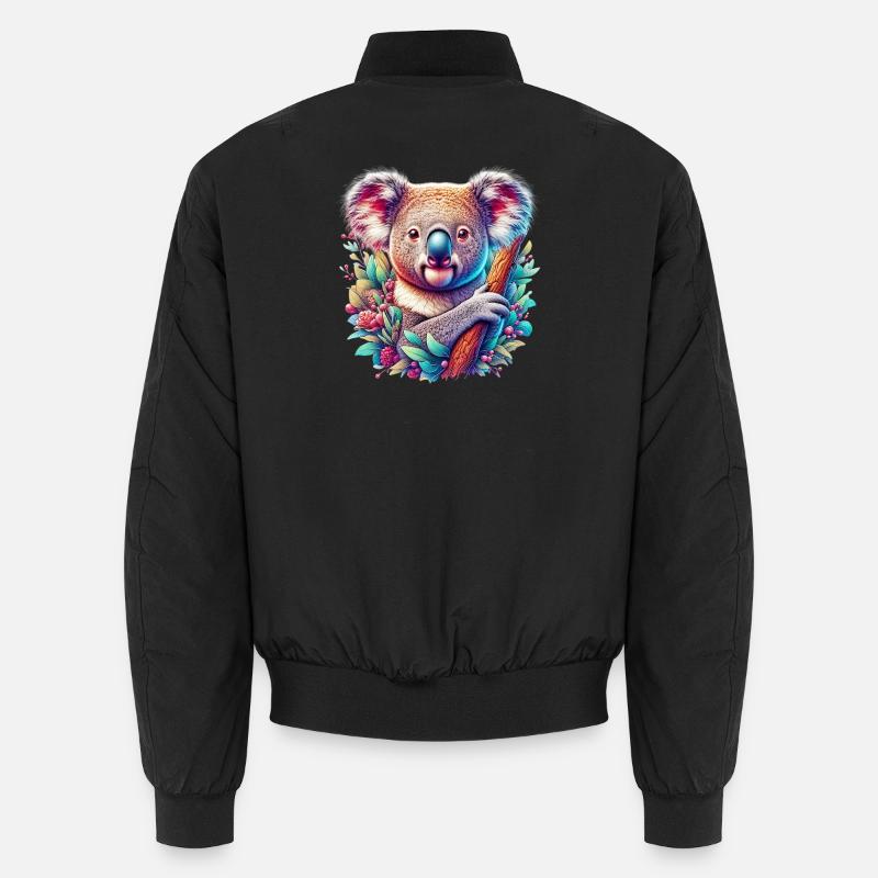Koala - Bomber unisexe - noir