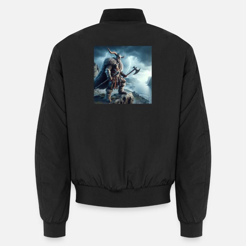 Guerrier viking - Bomber unisexe - noir