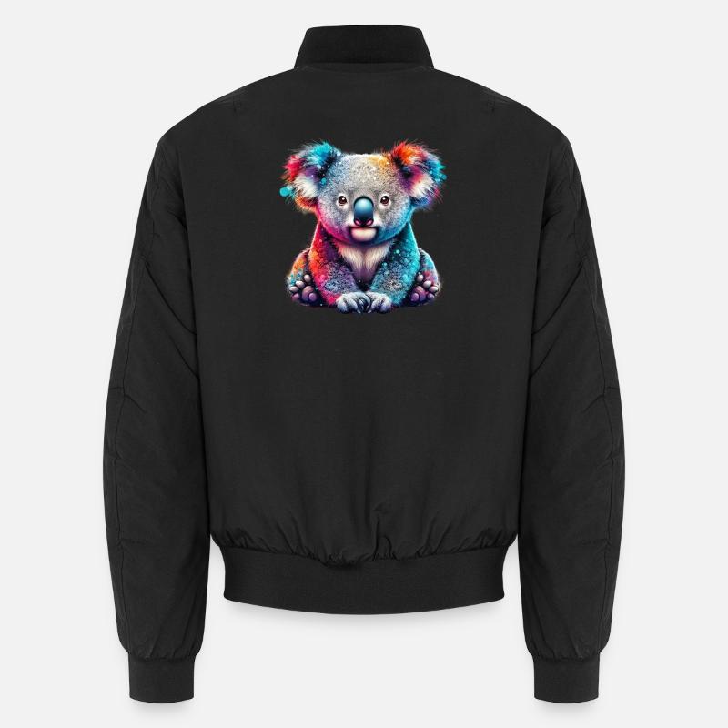 Koala - Bomber unisexe - noir
