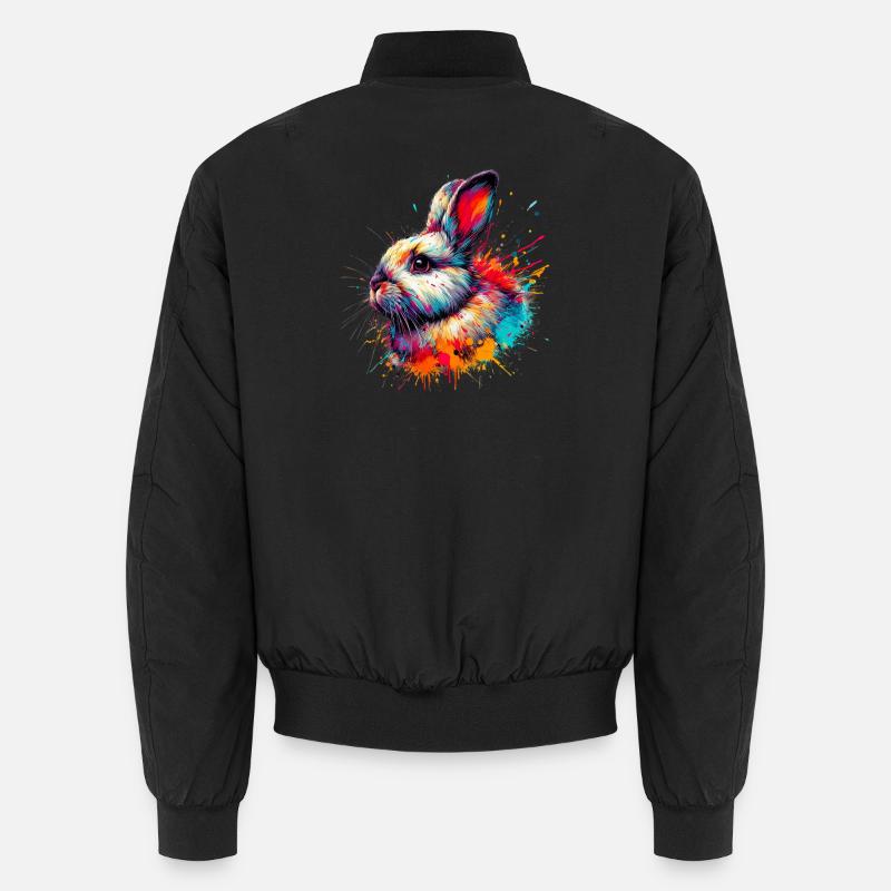 Lapin - Bomber unisexe - noir