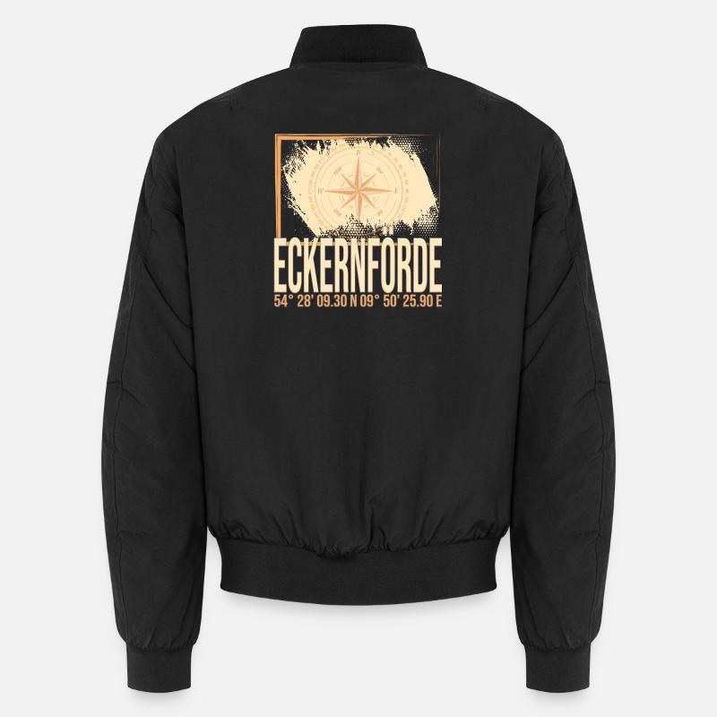 Eckernförde Koordinaten Unisex Bomberjacke