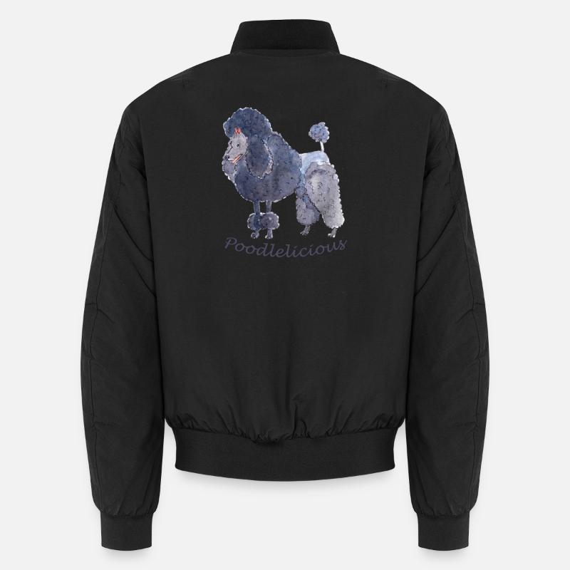 Poodle poodleicious Puddel - Unisex Bomber Jacket - black