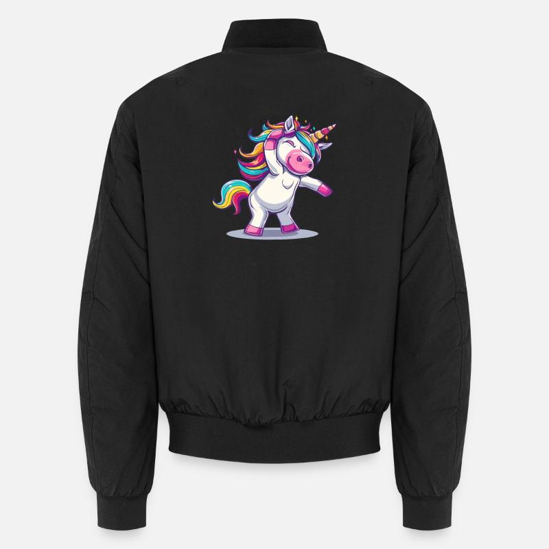Licorne dansante - Bomber unisexe - noir