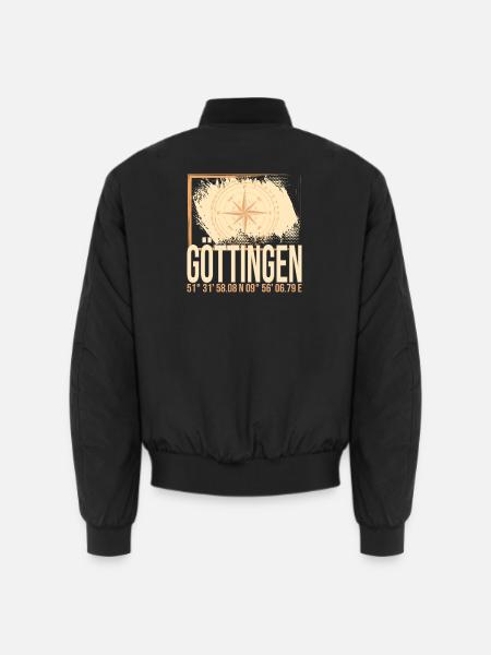 Göttingen Koordinaten - Unisex Bomberjacke - Schwarz