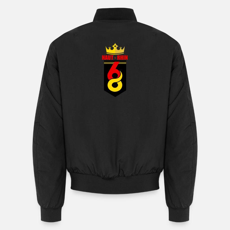 Haut-Rhin - Unisex Bomberjacke - Schwarz